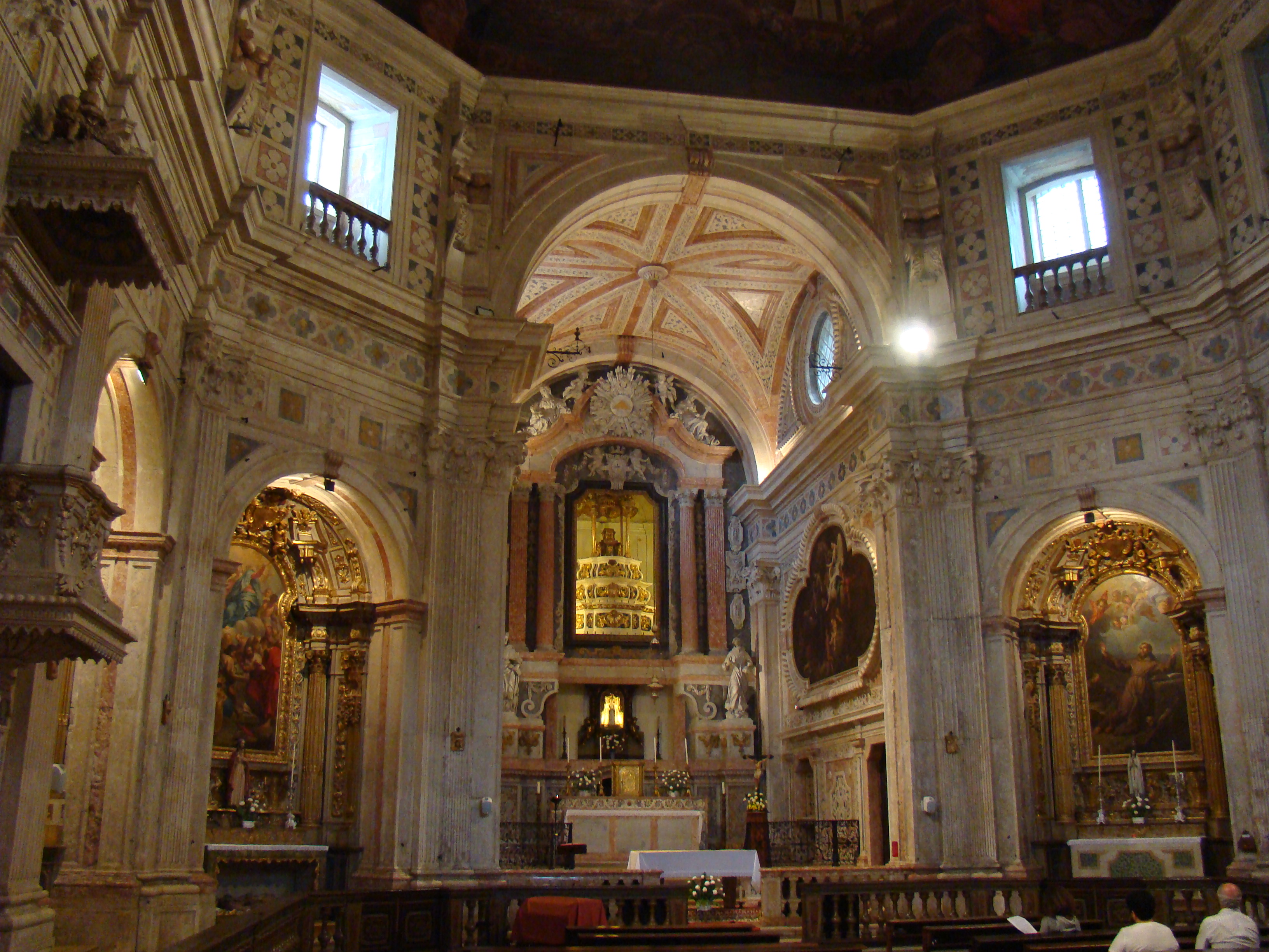 Interior of the Church of Menino Deus